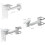 CCTV Camera Wall Mount Bracket External Wall Corner Bracket Outdoor Security Mounting Accessory Metal Hoop Bracket 20 Cm 5