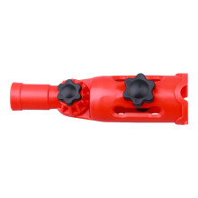 Rotating paint holder for trim, ceiling, wall corner roller, extended reach