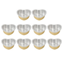 Large Heart Shaped Wax Melting Bowl Aluminum Foil Reusable for Facial and Body Hair Removal