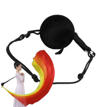 Silk Veils Poi Chainballs Adjustable Soft Belly Dance Silk Veil for Polynesian Belly Dancer Throw