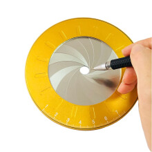 Circle Drawing Tool Professional Adjustable Round Circle Template Ruler Metal Measurement Geometric Tool for Designer Woodworking Drawing