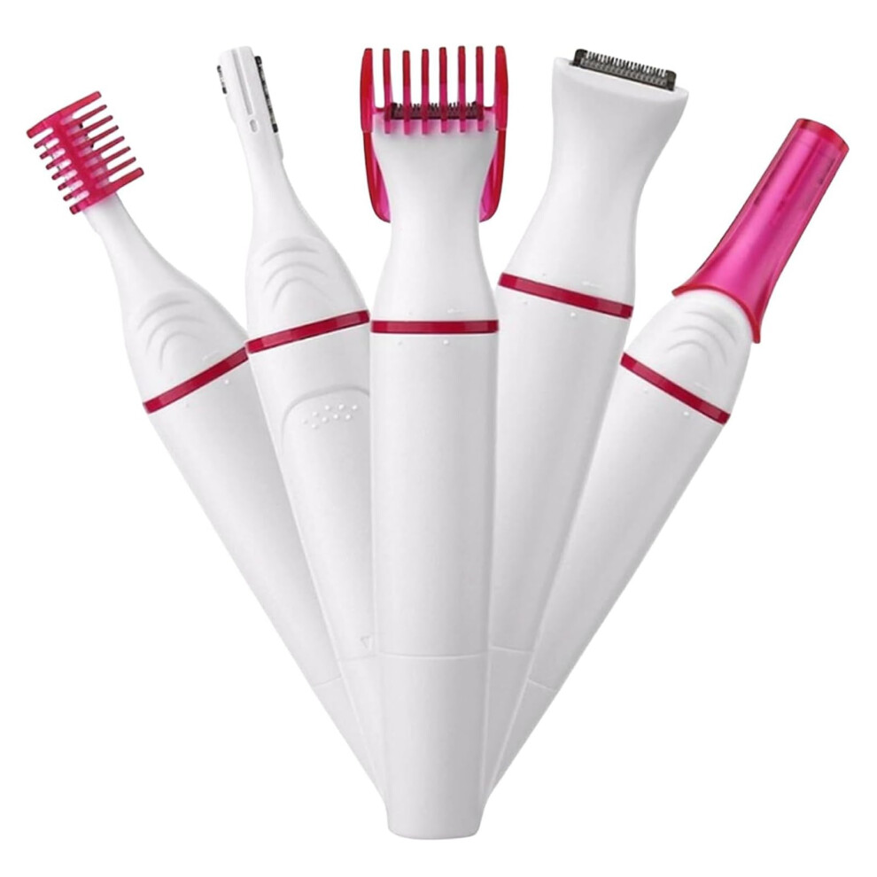 Electric Shaver for Women, 2in1 Eyebrow Razor and Painless Eyebrow Epilator for Face, Eyebrows, Lip, Nose, Legs, Armpit, Bikini, Electric Shaver