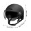 Accessori per caschi da moto, casco da scooter classico retrò, 3C 310 Nero 1