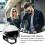 Accessori per caschi da moto, casco da scooter classico retrò, 3C 310 Nero 3