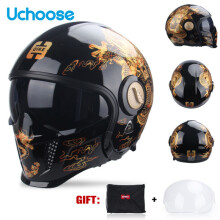 Accessori per caschi Casco integrale Casco a mezza calotta Moto, XXL, 17