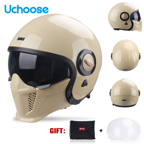 Accessori per caschi, casco integrale, casco a mezza calotta, moto, L, 05