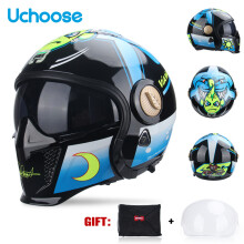 Accessori per caschi Casco integrale Casco a mezza calotta Moto, XL, 08