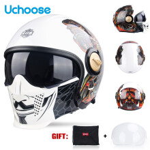 Accessori per caschi Casco integrale Casco a mezza calotta Moto, M, 06