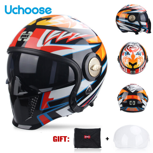 Accessori per caschi Casco integrale Casco a mezza calotta Moto, M, 10