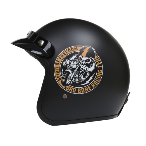 Casco retrò da donna, modello aperto, 3/4, L, 9