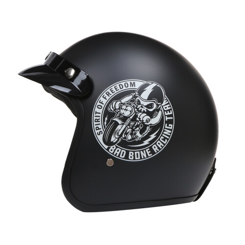Casco jet retrò da donna 3/4, L, 11