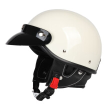 Accessoires pour casque : casque demi-jet rétro d'été Harley, taille XL, blanc laiteux