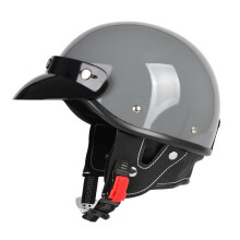 Accessoires pour casque : Casque demi-jet rétro d'été Harley, taille XL, gris ciment
