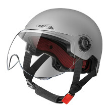 Accessoires pour casque : casque de moto électrique homme/femme, gris.