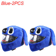 Accessoires pour casque : Casque en peluche de protection, bleu - Lot de 2 pièces