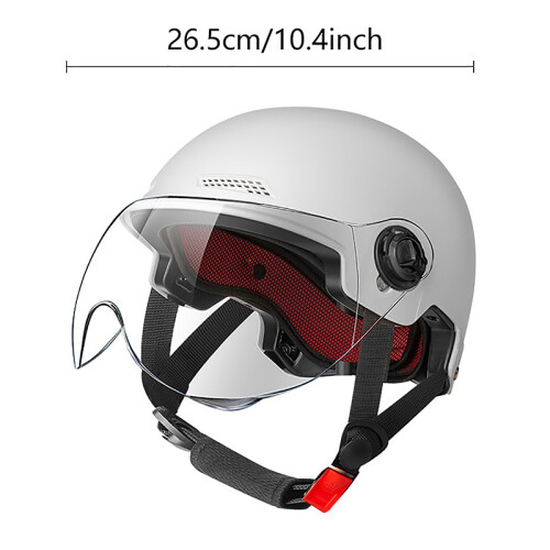 Accessori per caschi da moto, casco elettrico da uomo e da donna, nero 2