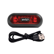 Accessoire pour casque : Viseur intelligent rechargeable USB pour vélo, noir