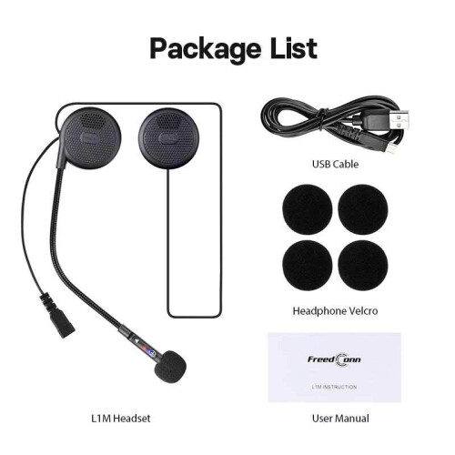 Accessoires voor de R1 Pro, L1M Bluetooth motorhelm met intercomfunctie
