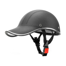 Kypärän lisävarusteet: Uusi moottoripyöräkypärä (puolikypärä), baseball-malli, musta