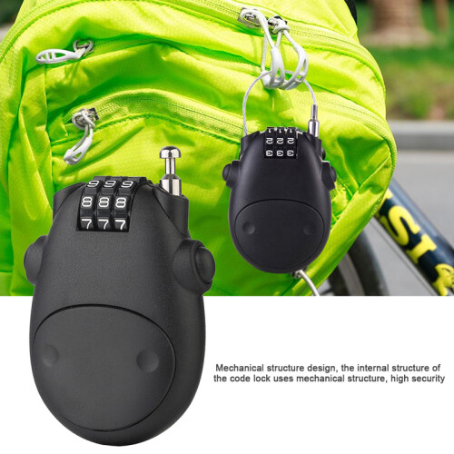 Accessori per caschi Casco da moto Lucchetto a combinazione Telescopico 2