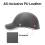 Accessori per caschi Nuovo casco da moto mezzo baseball, nero 4