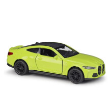 Metal car model assembly kit 1:36 for BMW M4 sports car simulation alloy car model with pullback door collection decoration for home decor