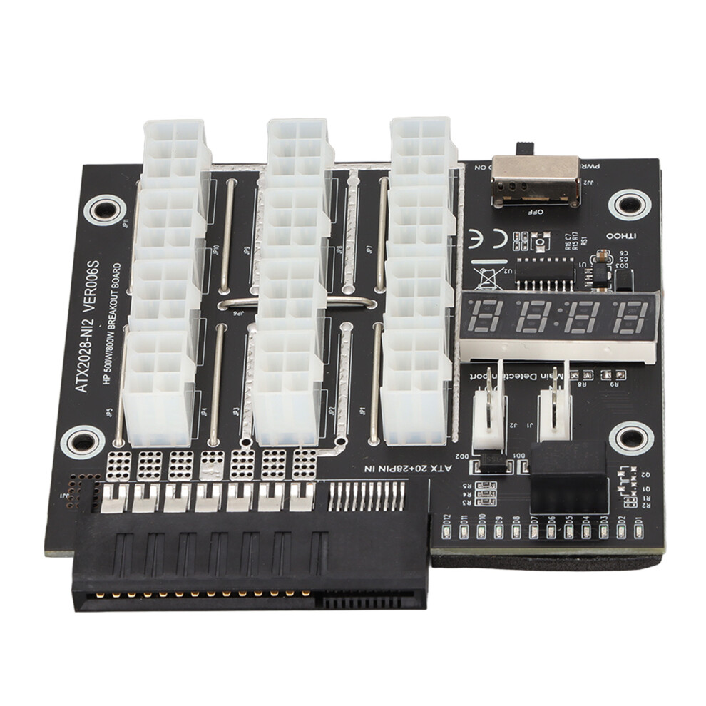 Mining Gpu Breakout Board 12 Port 6Pin Led 7751901384807
