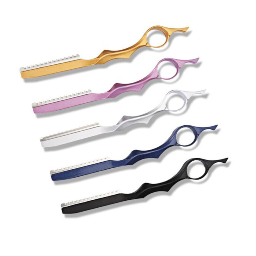 Golden Hair Clip Thin Razor For Layering Hair Thinning Razor Hair Styling Razor Cutting