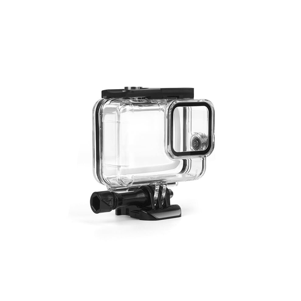Waterproof Case For Gopro Hero 8 45M Protective Cover With Quickrelease Mount And Screw Underwater Diving, Surfing Camera Housing Black 9365049733984