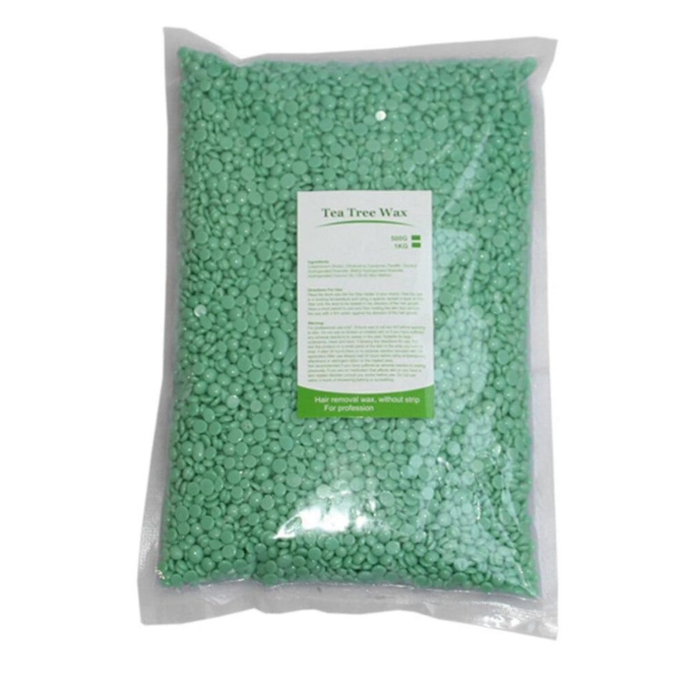 500g Hard Wax Beans for Full Body Hair Removal, Painless Wax Beads for Bikini and Legs