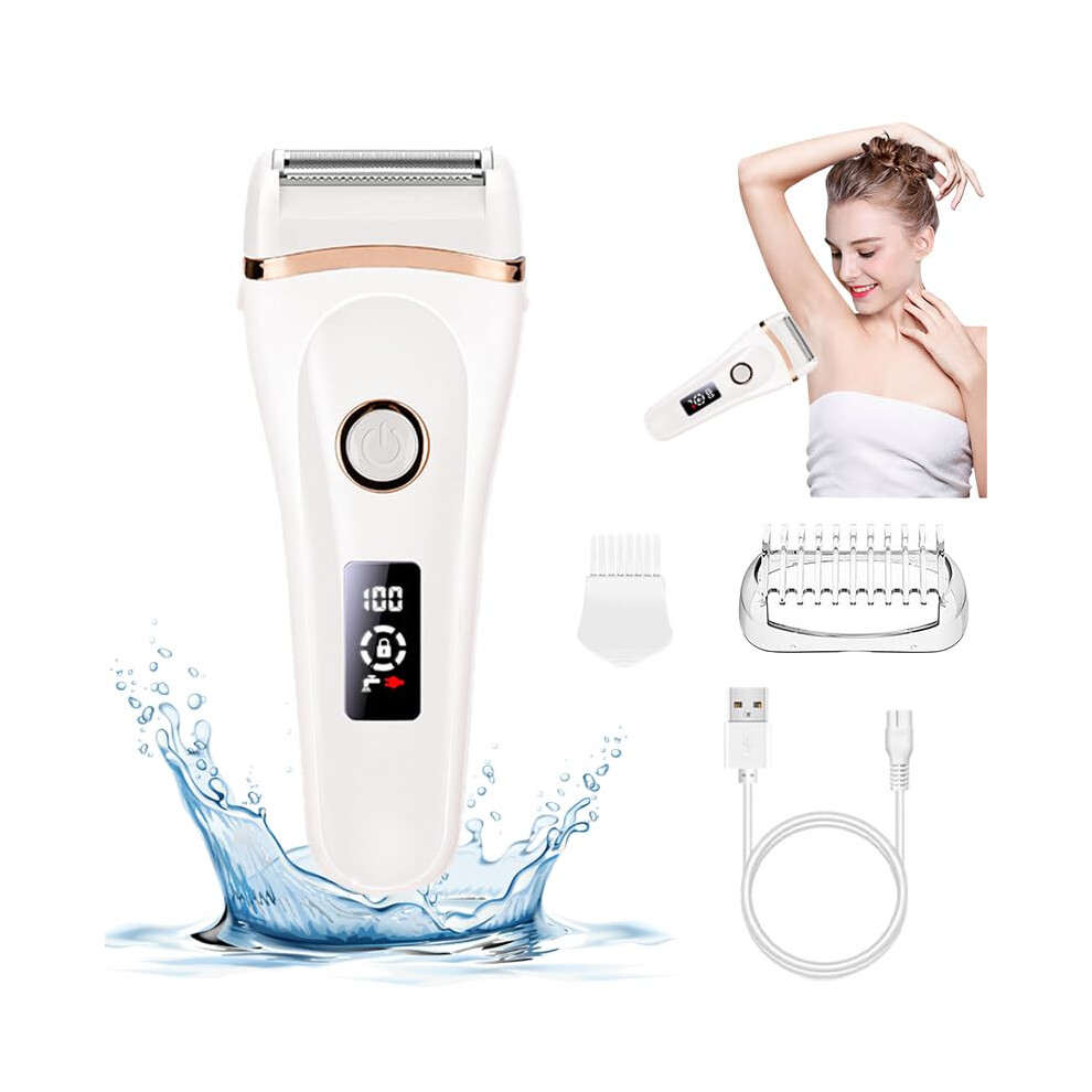 Wireless Electric Women's Razor  Rechargeable Bikini Trimmer Painless Lady Razor