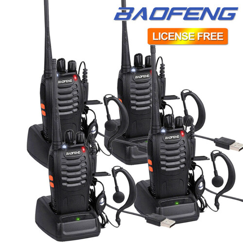 Walkie PCS BF-888S radio UHF, 4 pezzi 1