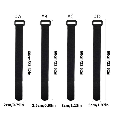 Heavy Duty Hook And Loop Strap 60cm No Slip Fastening For-30 1