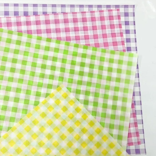 User friendly Sandwich Paper 200 Count Oilproof-Yellow plaid 1