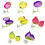 Decorative Water Plant Colorful Artificial Leaf Beautify-4 2