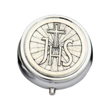 Étui à bijoux religieux de prière en métal compact, doté-JHS5