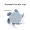 Pet Food Slow Feeder Silicone Insert AntiSlip-Light blue 7