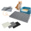 Soft Double Layer Cats Mat Water Resistant Bottom For -Beige 6