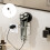 Space Saving Shaving Accessory Holder Adhesive Wall Mount-2 2