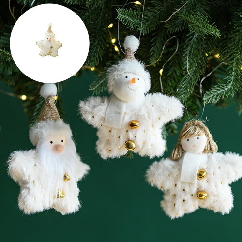 Christmas Tree Decoration Plush Doll Hanging Ornament For-1 1