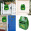 Artistic Frogs Motifs Iron Wall Mailbox Heavy Type-Green 2