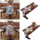 Charm Vintage Kitchen Runner Fabric Creative-30*120cm Ink green 2