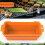 Reusable Silicones Grease Tray For Barbecue Grill Griddles-Grey 6
