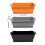 Reusable Silicones Grease Tray For Barbecue Grill Griddles-Grey 4