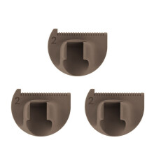 3Pcs Professional Quilting Ruler Patchwork Sewing-brown 2CM