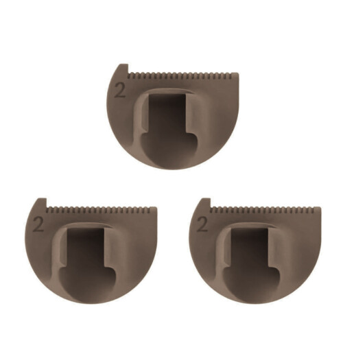 3Pcs Professional Quilting Ruler Patchwork Sewing-brown  2CM