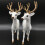 Christmas Decorations Realistic Reindeer-Straight head No. 1 6