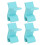 Supports de plateaux de cuisson en plastique durables, pour-Bleu 1