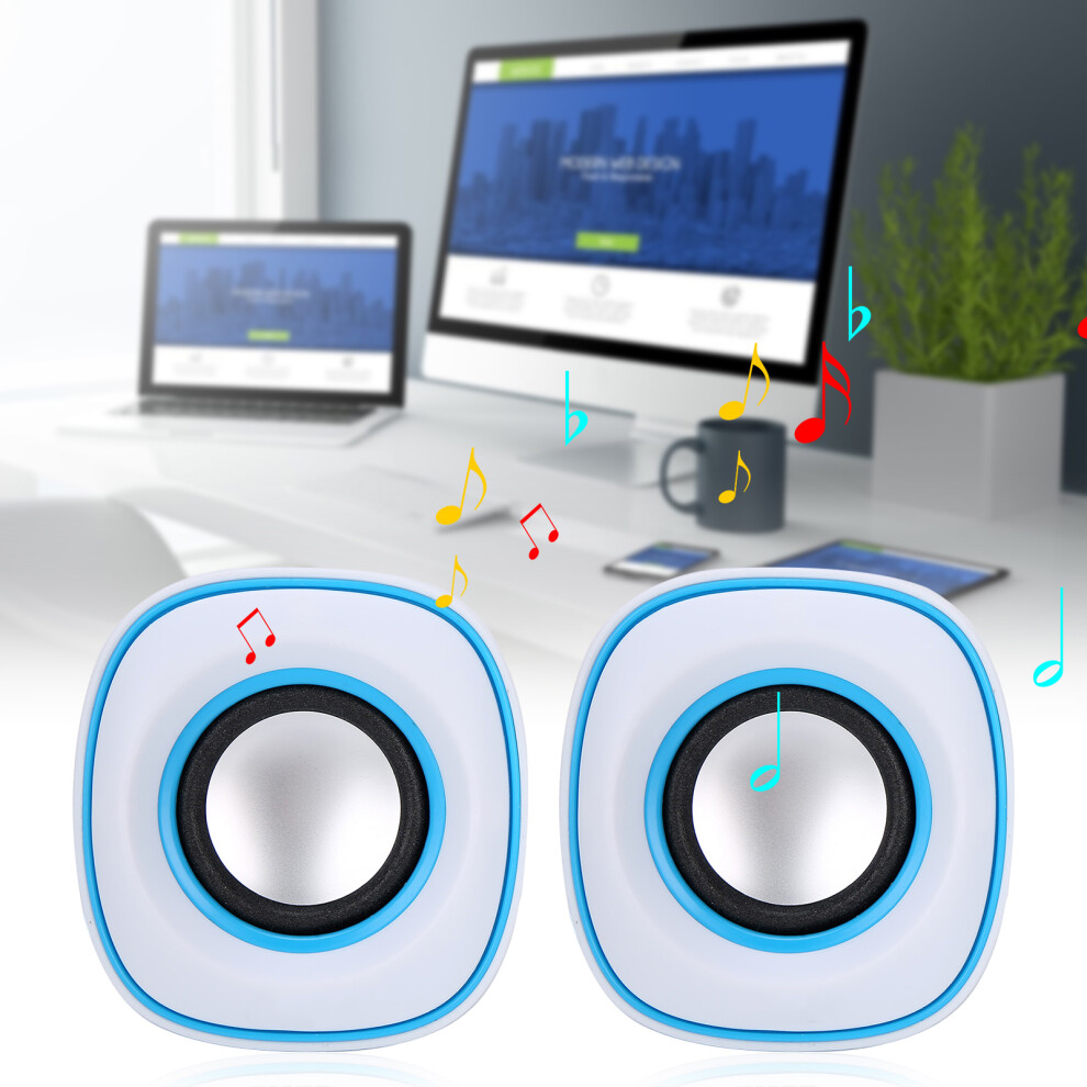 Stereo Sound Usb Speaker With 3.5Mm Audio Plug Jtâ2605 For Desktops 3521379629632