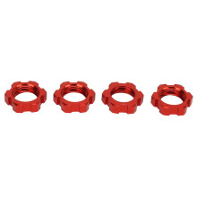 4 Stück 12mm auf 17mm Aluminium RC-Rad Sechseckadapter für 1/10 Autos Rot